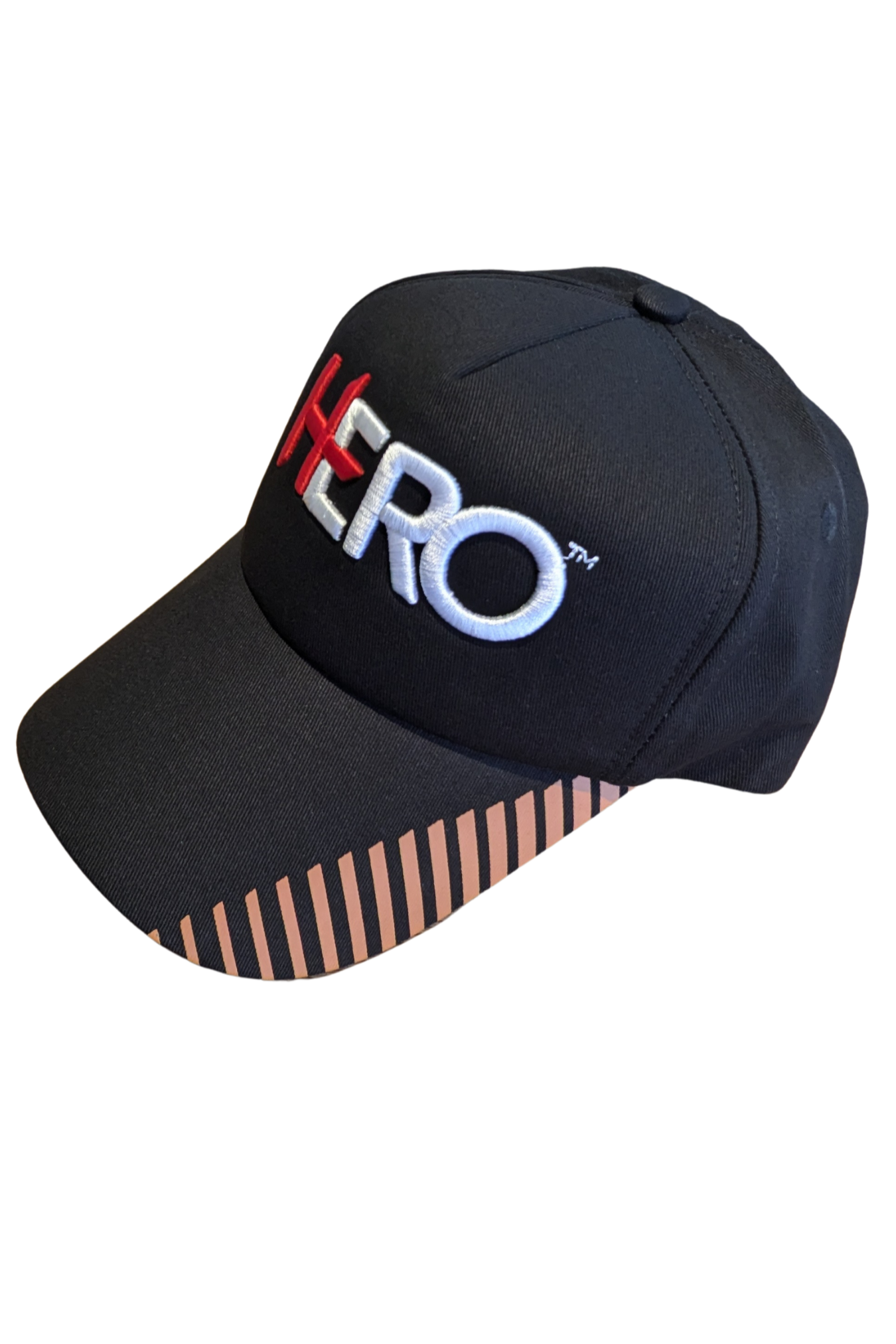 Cap HERO - Orange stripes - Kids