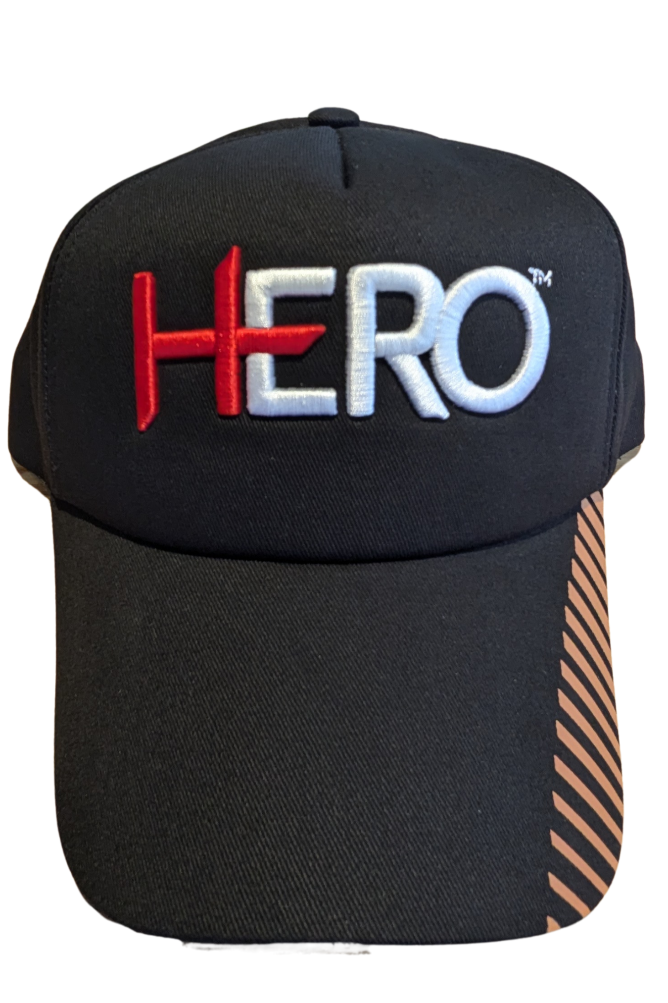 Cap HERO - Orange stripes - Kids