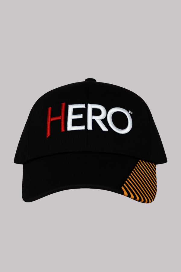 Cap HERO - Orange stripes - Kids